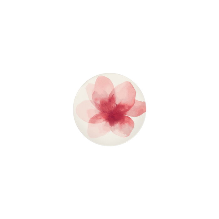 Hermia Fleur Pink Toi 4 TT 22 Juego de 4 Platos de Postre Multicolor 22 cm